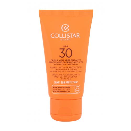 Collistar Special Perfect Tan Global Anti-Age Protection Tanning Face Cream SPF30 50 ml opalovací krém na obličej s protistárnoucím účinkem pro ženy