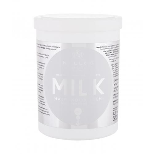 Kallos Cosmetics Milk 1000 ml maska pro suché a poškozené vlasy pro ženy