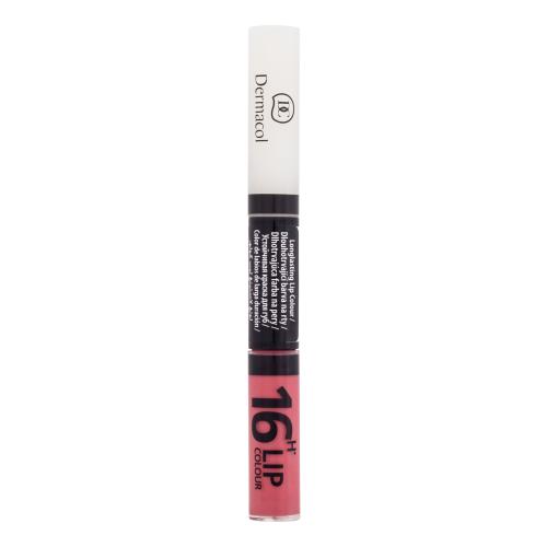 Dermacol 16H Lip Colour dlouhotrvající dvoufázová barva a lesk na rty odstín 01 4.8 g