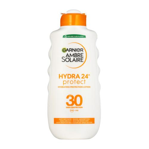 Garnier Ambre Solaire Hydra 24H Protect SPF30 200 ml voděodolné opalovací mléko s hydratačním účinkem unisex