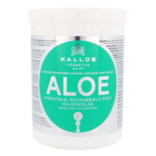 Kallos Cosmetics Aloe Vera 1000 ml regenerační maska pro poškozené vlasy pro ženy