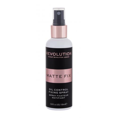 Makeup Revolution London Matte Fix Oil Control Spray 100 ml matující fixační sprej na make-up pro ženy