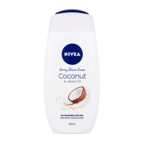 Nivea Coconut & Jojoba Oil 250 ml hydratační sprchový krém pro ženy