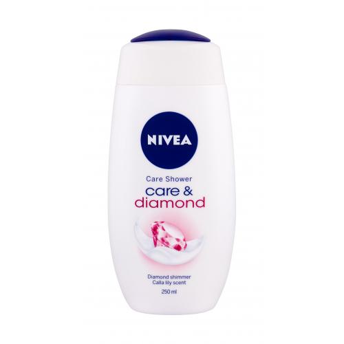 Nivea Care & Diamond 250 ml krémový sprchový gel pro ženy
