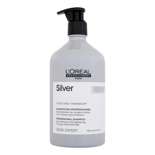 L’Oréal Professionnel Serie Expert Silver stříbrný šampon pro šedivé vlasy 750 ml