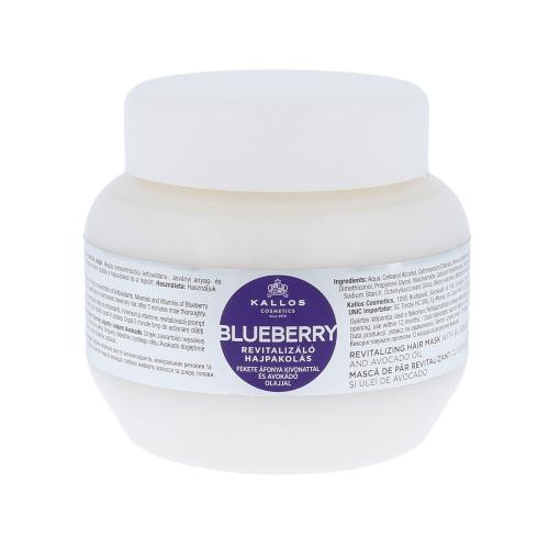 Kallos Cosmetics Blueberry 275 ml regenerační maska pro suché a poškozené vlasy pro ženy