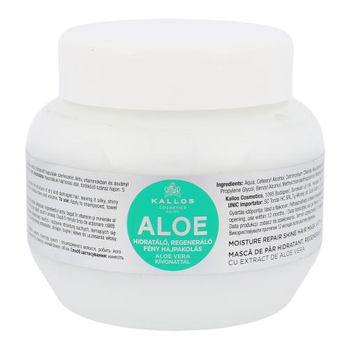Kallos Cosmetics Aloe Vera 275 ml regenerační maska pro poškozené vlasy pro ženy