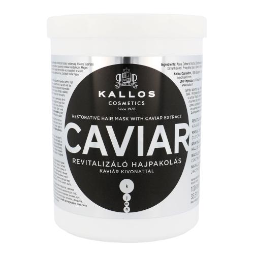 Kallos Cosmetics Caviar 1000 ml maska pro lesk a hebkost vlasů pro ženy