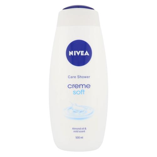 Nivea Creme Soft 500 ml pečující sprchový gel s mandlovým olejem pro ženy