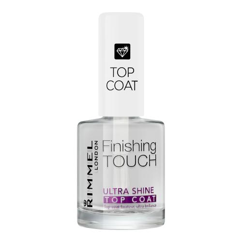 Rimmel London Finishing Touch Ultra Shine Top Coat 12 ml vrchní lak na nehty pro ženy