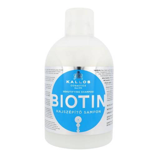 Kallos Cosmetics Biotin 1000 ml šampon pro jemné a pomalu rostoucí vlasy pro ženy