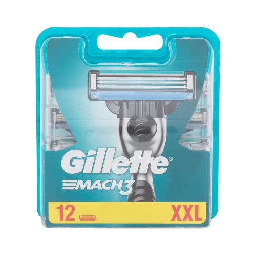 Gillette Mach3 náhradní břity 12 ks