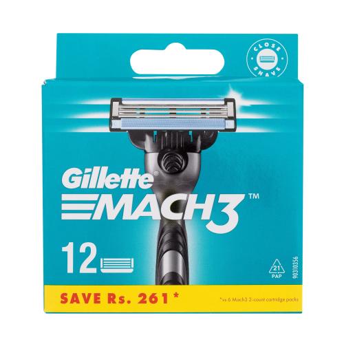 Gillette Mach3 XXL náhradní břit pro muže náhradní břit 12 ks