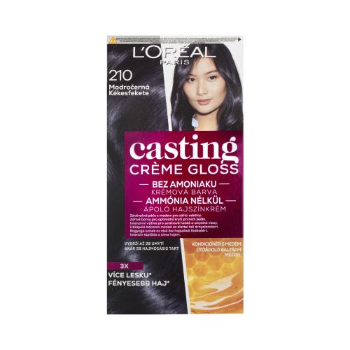 L’Oréal Paris Casting Creme Gloss barva na vlasy odstín 210 Blue Black 1 ks