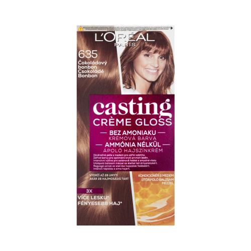 L’Oréal Paris Casting Creme Gloss barva na vlasy odstín 635 Chocolate Candy 1 ks