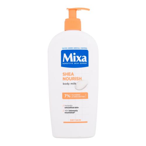 Mixa Shea Nourish Body Milk 400 ml tělové mléko pro suchou a velmi suchou pokožku unisex