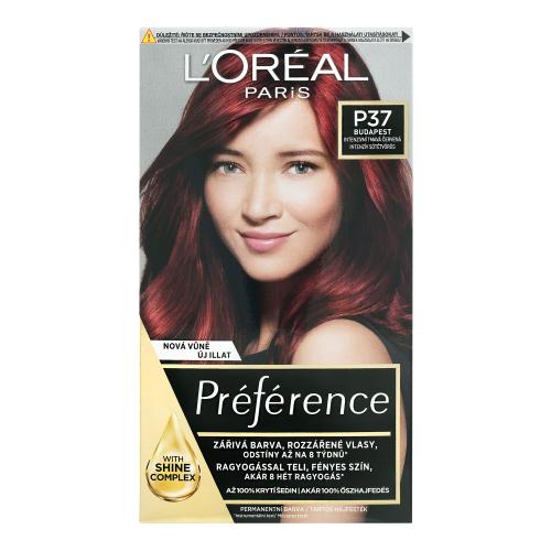L'Oréal Paris Préférence 60 ml barva na vlasy pro ženy P37 Pure Plum