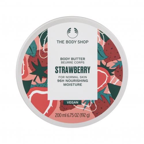 The Body Shop Strawberry 200 ml hydratační tělové máslo pro ženy