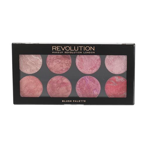 Makeup Revolution London Blush Palette 12,8 g paletka 8 tvářenek pro ženy Blush Queen