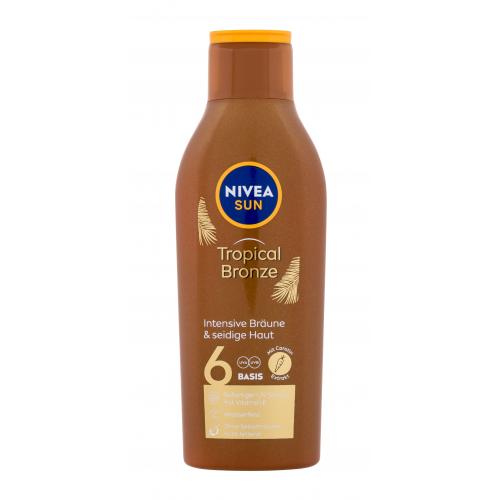 Nivea Sun Tropical Bronze Milk SPF6 200 ml voděodolné mléko na opalování s karotenem unisex