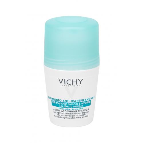 Vichy Antiperspirant No White Marks & Yellow Stains 50 ml antiperspirant nezanechávající skvrny na oblečení unisex