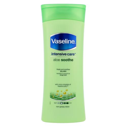 Vaseline Intensive Care Aloe Soothe 400 ml hydratační tělové mléko pro suchou pokožku unisex