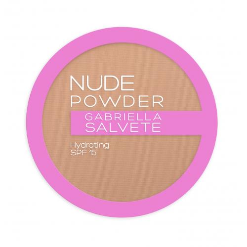 Gabriella Salvete Nude Powder SPF15 8 g kompaktní pudr pro ženy 04 Nude Beige