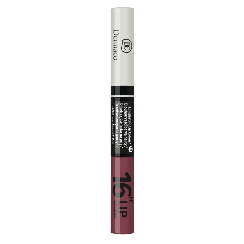 Dermacol 16H Lip Colour dlouhotrvající dvoufázová barva a lesk na rty odstín 12 4.8 g