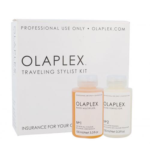 Olaplex Bond Multiplier No. 1 dárková kazeta Bond Multiplier No. 1 100 ml + Bond Perfector No. 2 2 x 100 ml + dávkovač Dosing Dispenser 1 ks