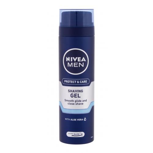 Nivea Men Protect & Care Moisturising 200 ml hydratační gel na holení pro muže