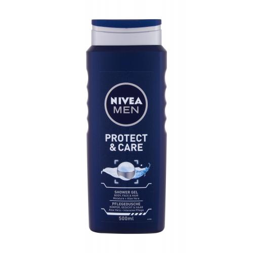 Nivea Men Protect & Care 500 ml sprchový gel na tělo, tvář a vlasy pro muže