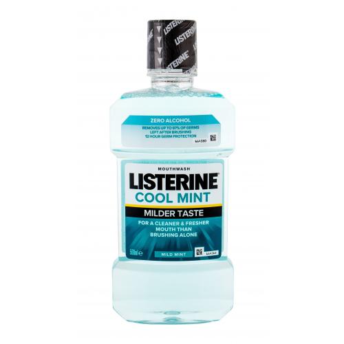 Listerine Cool Mint Mild Taste Mouthwash 500 ml ústní voda pro svěží dech unisex
