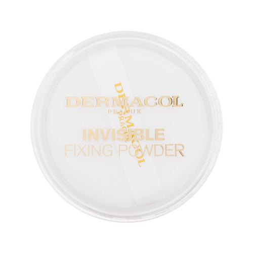 Dermacol Invisible Fixing Powder 13 g transparentní fixační pudr pro ženy White