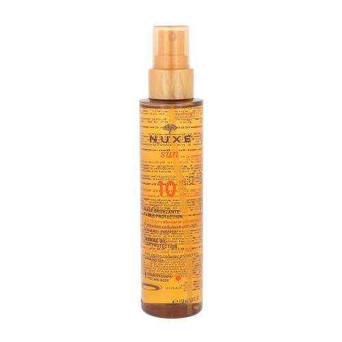 Nuxe Sun Tanning Sun Oil opalovací olej na obličej a tělo SPF 10 150 ml