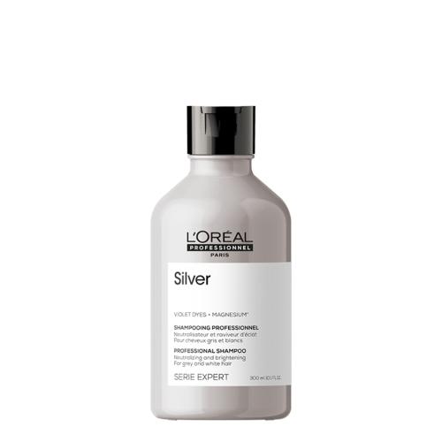 L'Oréal Professionnel Silver Professional Shampoo 300 ml šampon pro oživení bílých a šedivých vlasů pro ženy