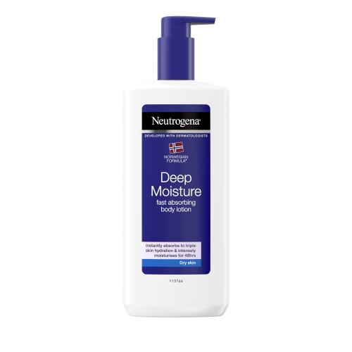 Neutrogena Norwegian Formula Deep Moisture Dry Skin 400 ml hydratační tělové mléko pro suchou pokožku unisex