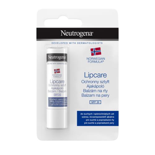 Neutrogena Norwegian Formula Lip Care SPF20 4,8 g balzám pro suché a popraskané rty unisex