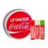 Lip Smacker Coca-Cola Dárková kazeta pro ženy balzám na rty 3 x 4 g + plechová krabička