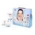 Dermacol Aqua Beauty Dárková kazeta pro ženy denní pleťová péče 50 ml + mycí gel na obličej 3 v 1 150 ml + čisticí micelární voda 400 ml