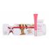 Clarins Beauty Flash Balm Kit Dárková kazeta pro ženy pleťový balzám 15 ml + lesk na rty 01 Rose Shimmer 12 ml