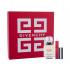 Givenchy L´Interdit Dárková kazeta pro ženy parfémovaná voda 50 ml + rtěnka Le Rouge 1,5 g 333 L´Interdit + řasenka Volume Disturbia 4 g 01 Black Disturbia