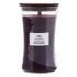 WoodWick Black Plum Cognac Vonná svíčka 610 g