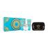 Versace Dylan Turquoise Dárková kazeta pro ženy toaletní voda 100 ml + sprchový gel 100 ml + tělový gel 100 ml + kabelka
