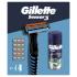 Gillette Sensor3 Sensitive Dárková kazeta holicí strojek Sensor3 1 ks + náhradní hlavice Sensor3 5 ks + gel na holení Series Shave Gel Soothing Aloe Vera 75 ml