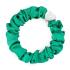 By Eloise London Silk Scrunchie Silver Heart Gumička na vlasy pro ženy 1 ks Odstín Jungle Green