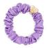 By Eloise London Silk Scrunchie Gold Heart Gumička na vlasy pro ženy 1 ks Odstín Lilac