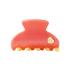 By Eloise London Medium Hair Claw Gold Heart Spona do vlasů pro ženy 1 ks Odstín Coral Sunset