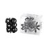 Invisibobble Nano Hair Ring Gumička na vlasy pro ženy 3 ks Odstín True Black - černá