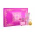 Versace Bright Crystal Absolu Dárková kazeta parfémovaná voda 90 ml + tělové mléko 100 ml + klíčenka