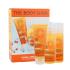 The Body Shop Vitamin C Dárková kazeta pro ženy pleťová péče Skin Boost 30 ml + pleťový peeling Microdermabrasion 75 ml + pleťová voda Energising Face Spritz 100 ml